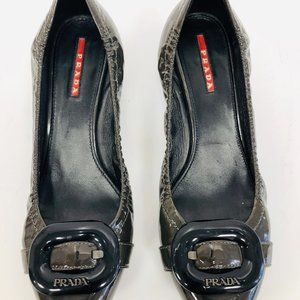 Prada Patent Leather Block Heels